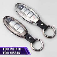 ✑₪﹍ Alloy TPU Car Key Cover Case For Nissan Rogue X-Trail T32 T31 Qashqai J11 Kicks Pathfinder Juke Versa GTR Infiniti Q40 Q50 Q60