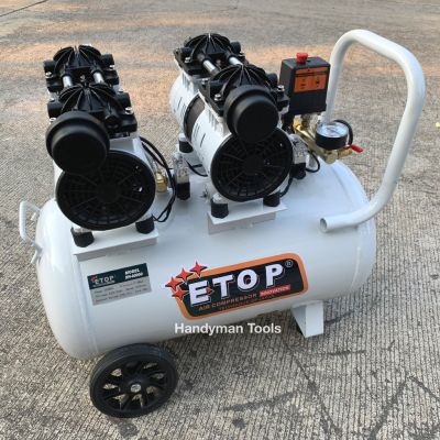 HOT** ETOP 50 ลิตร รุ่น XH60050L 1200W แบรนด์ดัง เสียงเงียบกริบ ปั๊มลม ปั๊มลมโรตารี่ ปั๊มลมออย ส่งด่วน ปั้ ม ลม ถัง ลม ปั๊ม ลม ไฟฟ้า เครื่อง ปั๊ม ลม