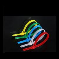 100pcs 5x150/5x200/8x200/8x250/8x300 Black color may loose nylon cable ties slipknot tie Releasing number reusable packaging Cable Management