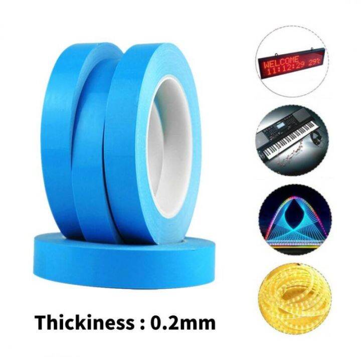 [HOY] 25/10/5 Meter/Roll 8mm 10mm 12mm 20mm Heat Transfer Tape Double Sided Thermal Conductive