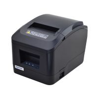 80mm Thermal Receipt Printer USB/LAN Port Kitchen POS Printer with Auto Cutter For Anroid iOS Phone Fax Paper Rolls