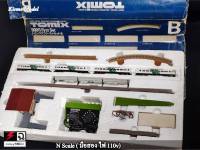 JR165 โมเดลรถไฟ Starter set Tomix ชุดโมเดลรถไฟ ชุดStarter set รางโมเดลรถไฟ N scale * มือสอง *