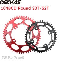 2023 Aper Deckas 104BCD จานโซ่กลม30 32 40 42 44 48T 50ห่วงโซ่ห่วงโซ่ MTB ฟัน104 Bcd