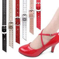 Women High Heels Holding Anti-skid Straps Adjustable PU Leather Bundle Shoelace Metal Buckles Ankle Shoe Belt Foot Accessories