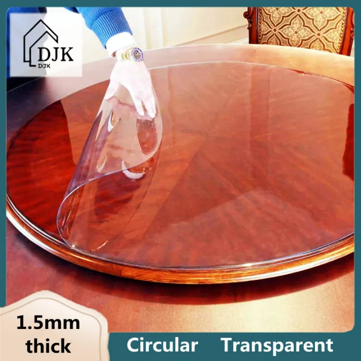 Round Tablecloth Pvc Kitchen Crystal, Clear Round Tablecloth