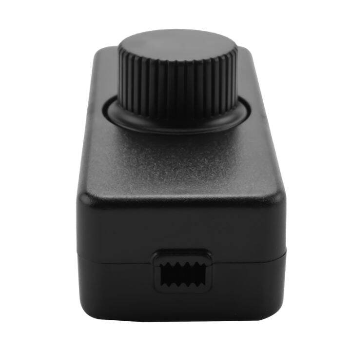 Inline LED Dimmer Switch, Builtin Rotary ON/OFF and Knob Control