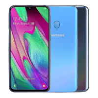 Samsung Galaxy A40 Octa-core 5.9 นิ้ว 4GB RAM 64GB ROM 16MP กล้องหลังคู่ลายนิ้วมือโทรศัพท์มือถือ Android