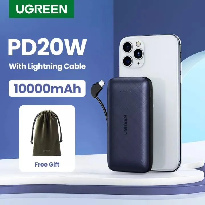 NEW 🇲🇾 UGREEN 10000mAh ATL PD 20W Powerbank Type C Power bank Fast