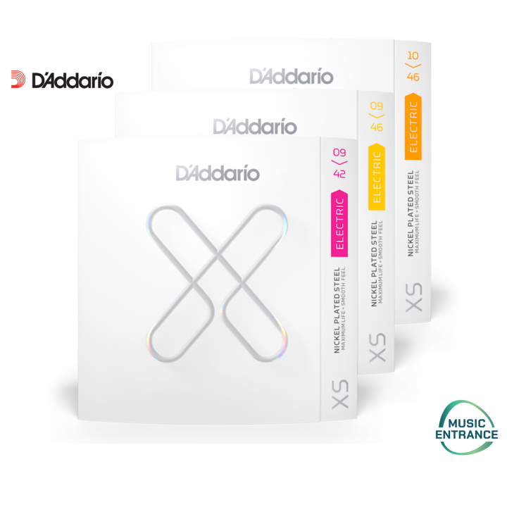 D'addario XS Electric Guitar String สายกีต้าร์ไฟฟ้า addario เคลือบ ...