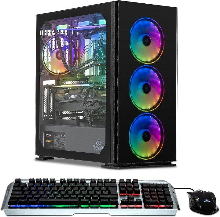 YEYIAN Yari II Gaming Desktop PC Computer,Intel Core I5 13600KF up to 5 ...