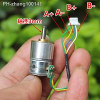 2-Phase 4-Wire Mini 15mm Full Metal Gearbox Gear Stepper Stepping Motor Robot Car Precision 12 Ohms Phase Resistance