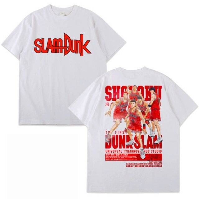 ข้อเสนอพิเศษ-tshirt-เสื้อยืดแขนสั้น-ผ้าฝ้าย-พิมพ์ลายอนิเมะ-slam-dunk-ขนาดใหญ่-สไตล์ฮิปฮอป-แฟชั่นฤดูร้อน-สําหรับผู้ชาย-และผู้หญิง-s-5xs-5xl