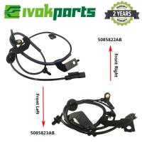 แอมป์หน้าซ้าย2ชิ้นล้อ ABS ขวาเซนเซอร์ความเร็ว5085822AB 5085823AB สำหรับ Chrysler SEBRING 200 300 DODGE Journey Avenger