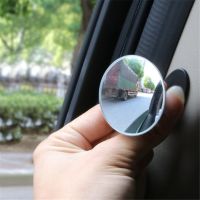 Blind Spot Mirror Rearview Mirror Door Side Wide Angle Rear Side View Round 360° Car Auto Universal Adjustable Rotatable Safety Notice