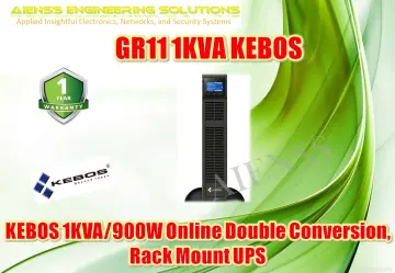 Kebos GR11-2KVA 2kVA / 1800W Online, Rackmount UPS No railkit