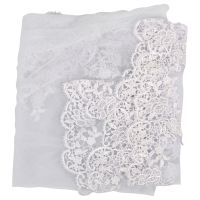 Wedding Veil Lace Cathedral Wedding Accessories White 3 Meter Long Voile Marriage Bridal Veil with Comb