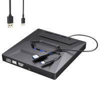 USB 3.0 Type C External CD DVD RW Drive DVD Writer Portable DVD Writer Disc Super Drive for Laptop Durable Easy to Use