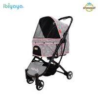 Ibiyaya รถเข็นสุนัข แบบ4ล้อ FS1670 HELLO KITTY small speed pet stroller รับน้ำหนักได้ 20 Kg.