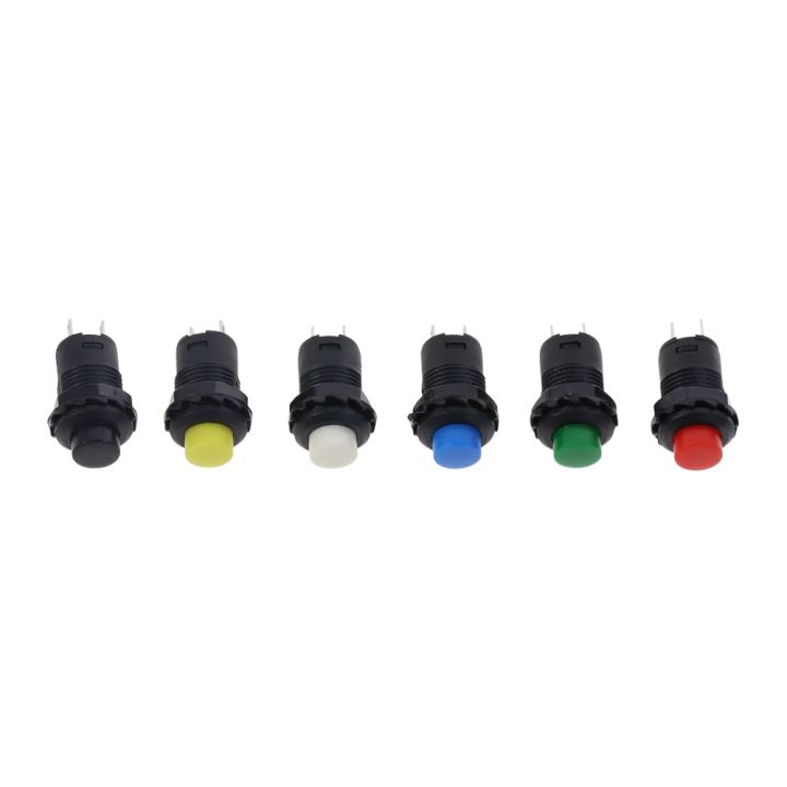 hot-10pcs-lot-12mm-off-on-push-3a-125vac-1-5a-250vac-momentary-or-self-lock-swtich