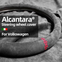 BETTERHUMZ Alcantara ผ้าห่อพวงมาลัยฝาครอบล้อสำหรับโฟล์คสวาเกนโปโล J Etta กอล์ฟ Tiguan CC ด้วง Atlas P Assat ชิ้นส่วนรถยนต์