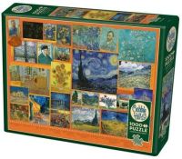 จิ๊กซอว์ขนาด 1000 ชิ้น ลาย Van Gogh collage