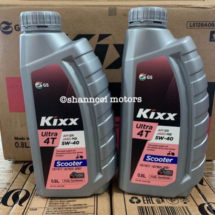 ♝KIXX 5w40 ULTRA 4 SCOOTER OIL FULLY SYNTHETIC 800ml 1 Liter♗ | Lazada PH