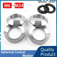 ⊙✹◙ Countersunk Washer M6 M8 M10 M12 M16 M20 M24 Stainless Steel Conical Spherical Washer Concave Convex Cone Gasket Carbon Steel