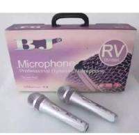 BJ Microphone professional Dynamic Microphone ไมค์พร้อมสายแพ็คคู่ รุ่น RV-88K