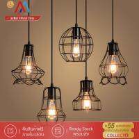 [คุณภาพสูงสุด!]XIAOMIMIJIAพร้อมส่ง!Nordicสไตล์Wrought Iron Chandelier Simpleโคมไฟเพดานตกแต่งสำหรับร้านอาหารและคาเฟ่