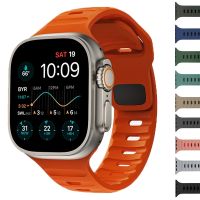 Soft Silicone Strap For Apple Watch Band Ultra 49mm 44mm 45mm 42mm 41mm 42mm 38mm sport Watchband iwatch Serise 8 7 6 5 bracelet Straps