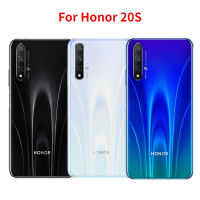 กระจกหลังสำหรับ Huawei Honor 20S เคสฝาหลังแผงหลังพร้อมเลนส์กล้องถ่ายรูป