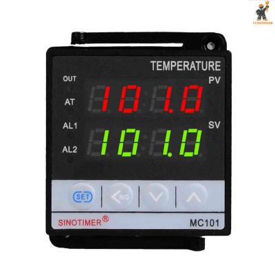 【 HOT 】Dual Digital PID Temperature Controller Thermocouple ความร้อนเทอร์โมสตัท
