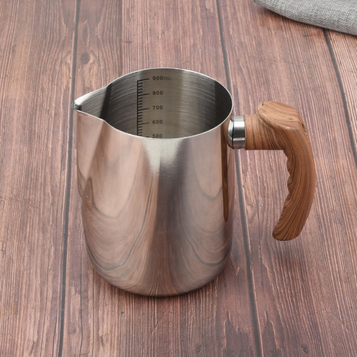 950ml-wooden-handle-milk-frother-pitcher-cappuccino-latte-art-cup-foam-maker-porcelain-milk-jug-melkopschuimer