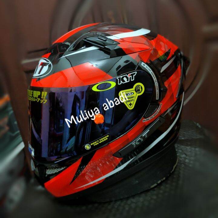 Helm Kyt K2r Diamond Red Paket Ganteng Lazada Indonesia