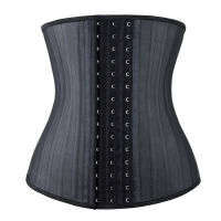 Waist Trainer Corset 25 Steel Bone Underbust Cincher Smooth 100 Latex Belly Wrap Belt Women Binders Shaper Slimming Shapewear