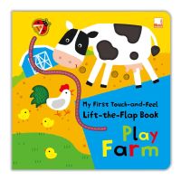 Kid Plus หนังสือเสริมทักษะภาษาอังกฤษ My First Touch-and-Feel, Lift-the-Flap Book - Play Farm