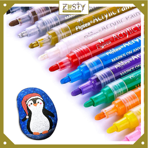 Acrylic Paint Markers, Acrylic Paint Pens Paint Markers, 26 Colors Double  Ended Paint Pens For Rock Painting Wood Canvas Plastic Metal And Stone, Acry