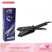 เครื่องหนีบผม Super V inter professional  เครื่องหนีบผม Ionic Hair-Flatter รุ่น SU 389 (Black)