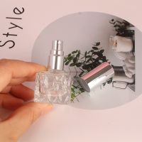 Mini Transparent Glass Perfume Spray Bottle Clear Glass Makeup Sub-Bottling Sample Bottle For Cosmetic Travel Portable