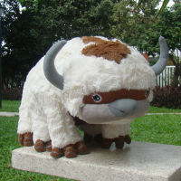 High Quality Plush Avatar 2 Aang Resource 45CM Appa Stuffed Animal Fluffy Toys Cuddly Doll