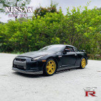 Maisto 1:24 2009 Nissan GT-R GTR กีฬารถรุ่นจำลองรถตกแต่งคอลเลกชันของขวัญของเล่น Die-Casting Model