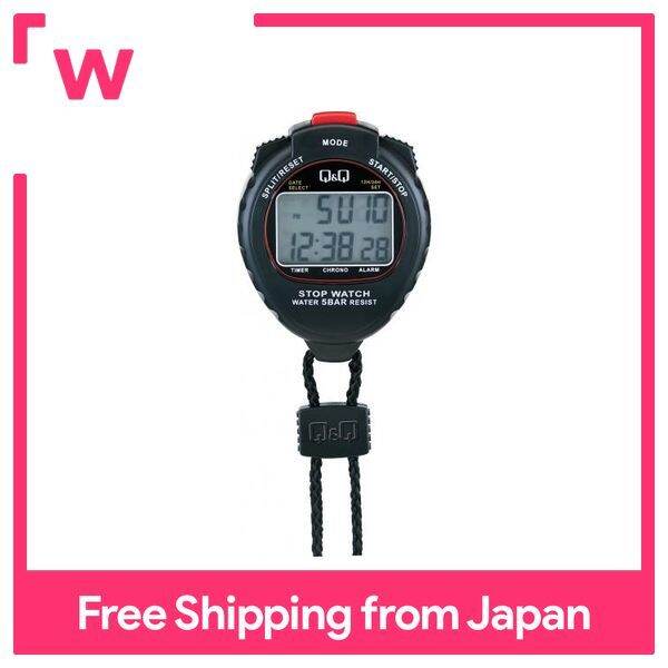 CITIZEN Q&Q Stopwatch with split timing and countdown timer HS44001