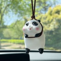 ◇♛ Cartoon Panda/Tiger Hanging Car Accessorie Pendant Auto Rearview Mirror Pendants Creative Auto Interior Decoraction Ornaments