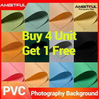 AMBITFUL พื้นหลัง PVC สำหรับถ่ายภาพ59*119ซม. 70*136ซม. 23.2*46.9นิ้ว27.6*53.5นิ้วฉากหลังของพีวีซีภาพถ่ายวิดีโอพื้นหลังเคลือบกันน้ำกันฝุ่นสองด้านสำหรับการถ่ายภาพ