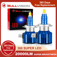 2pcs 60W 20000LM 360 H4 H7 Car LED Headlight Bulbs LED H11 9006 HB4 9005 HB3 H8 H9 Plug and play for HighBeam Bulb Fog Light