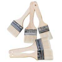 Medium And High-Grade Dust Removal Soft Sheeps Tail Hair 2-Inch Short Wooden Handle Wool Paint Brush Set