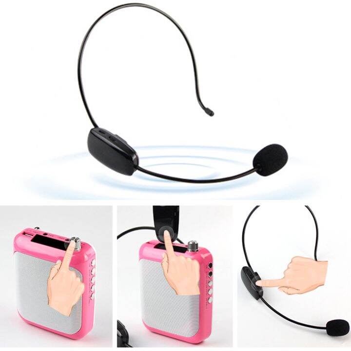 3.5 To 6.5mm Loud Lapel Mics Voice Amplifier Professional Wireless