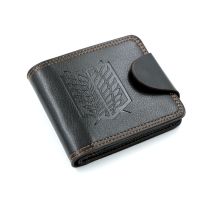 【CC】 on Shingeki No Kyojin Color Short Wallet Mens Fold Over Purse with