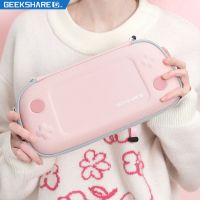 Geekshare Nintendo Switch Carrying Case Pink Waterproof Switch OLED Storage Bag Nintendo Switch Console Joycon Game Accessories