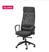 Office chair, Vissle dark grey